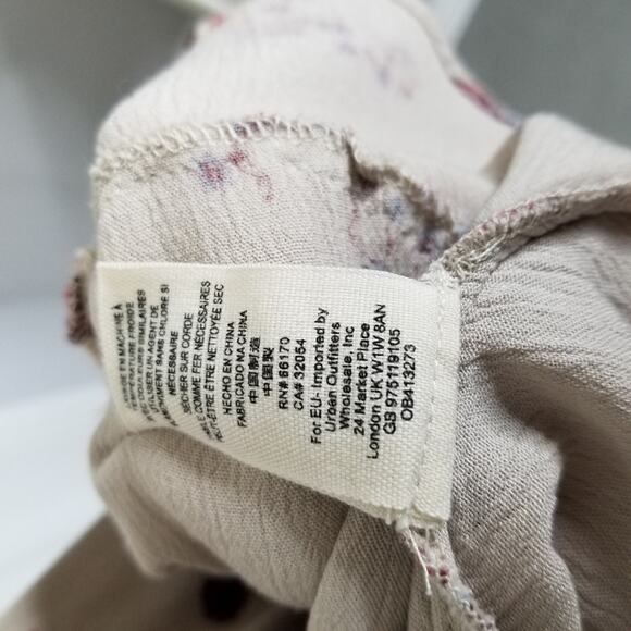 Free People Tree Swing Tunic Dress Washed Stone Floral Combo Size X-Small - Picture 12 of 13